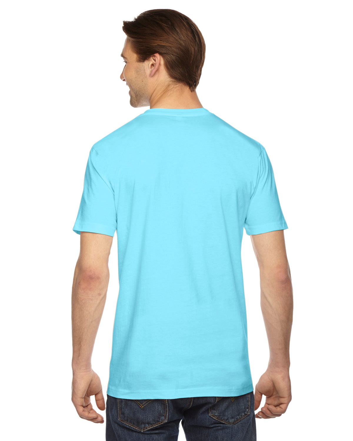 Unisex Fine Jersey Short-Sleeve T-Shirt - Aqua
