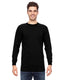 Bayside BA6100 - Unisex 100% Cotton Long Sleeve T-Shirt - Black