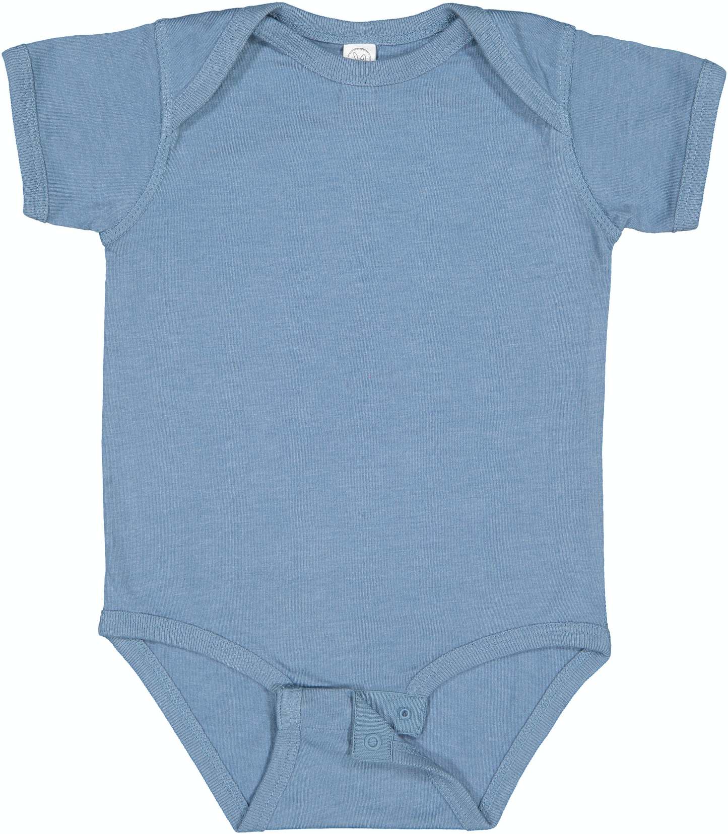 Infant Fine Jersey Bodysuit - Vintage Indigo