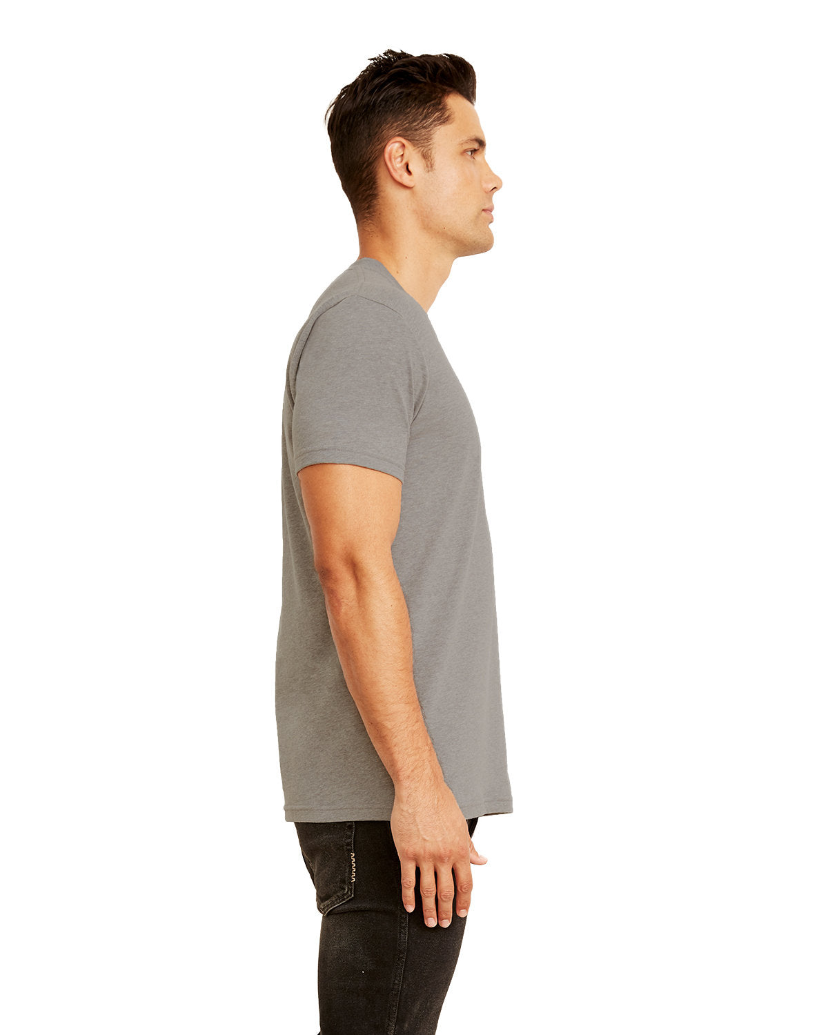 Men's Sueded Crew - Dark Heather Gray