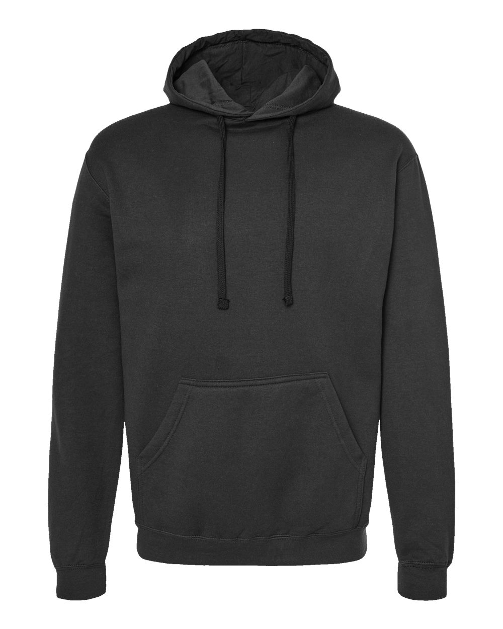 Unisex Fleece Pullover Hoodie - Black
