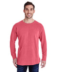 Unisex French Terry Crew With Pocket - Watermelon
