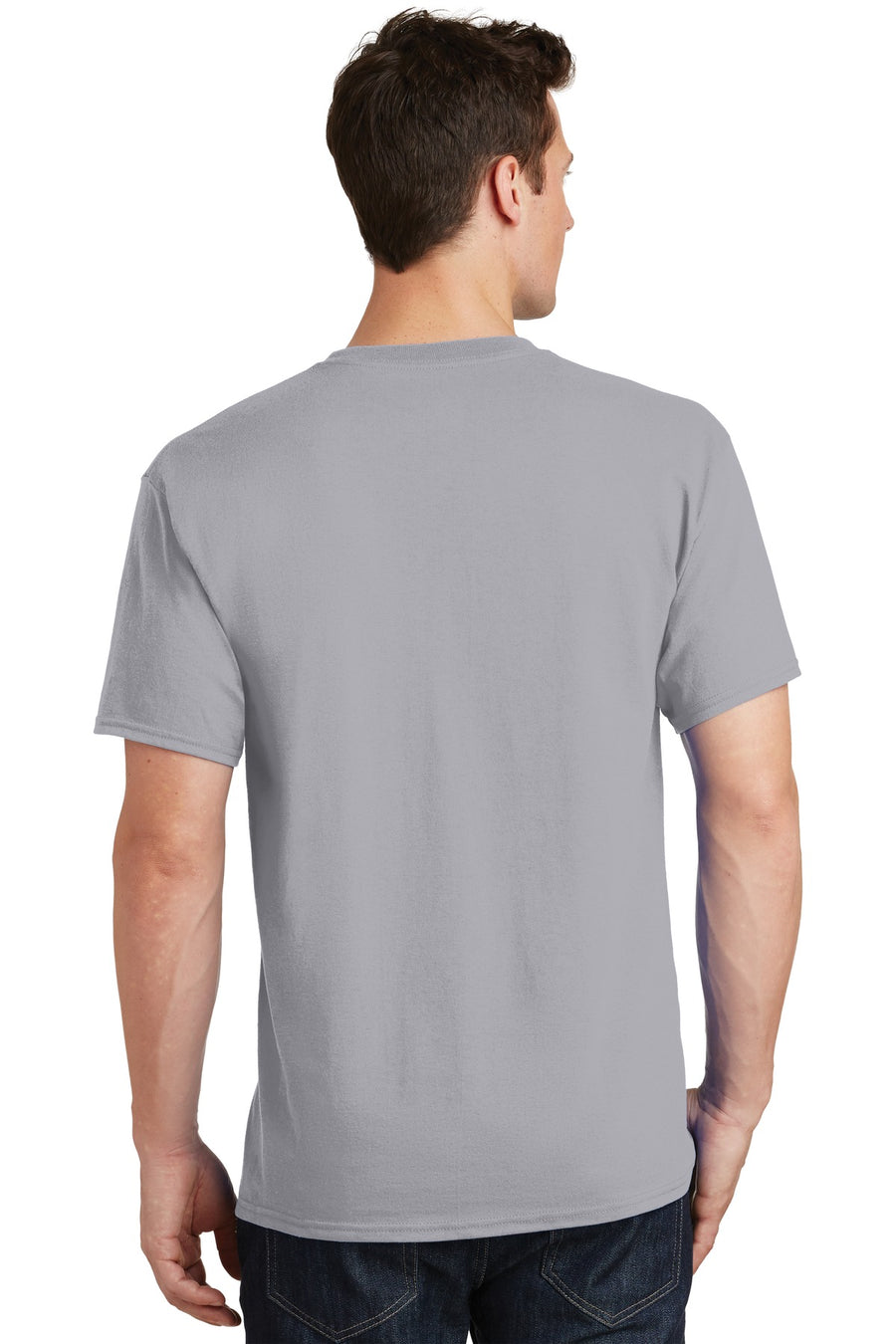 Unisex Core Cotton Tee - Silver