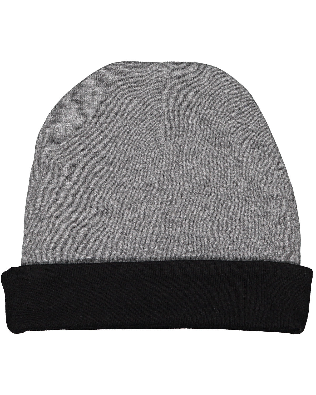 Infant Baby Rib Cap - Granite Heather / Black