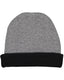 Rabbit Skins 4451 - Infant Baby Rib Cap - Granite Heather / Black
