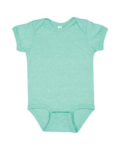 Infant Harborside Melange Bodysuit - Saltwater Melange