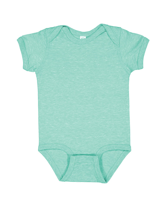 Infant Harborside Melange Bodysuit - Saltwater Melange