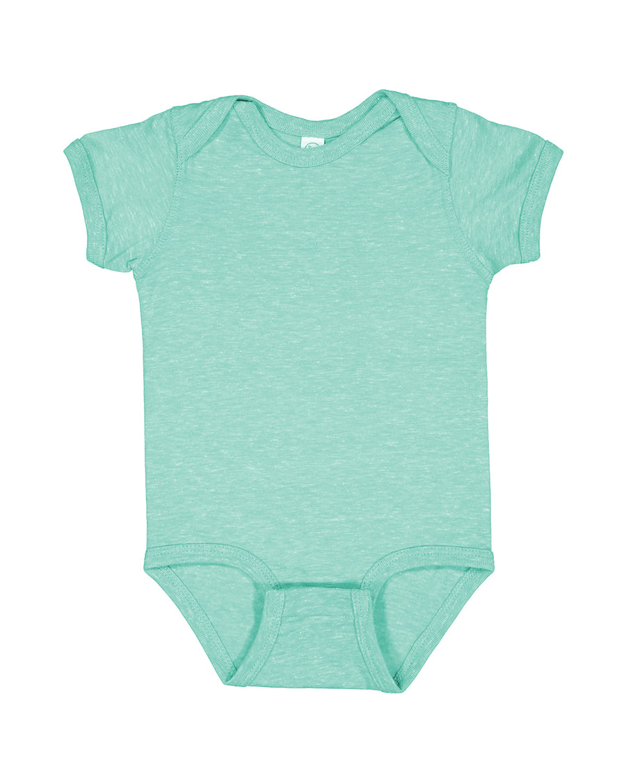 Infant Harborside Melange Bodysuit - Saltwater Melange