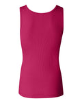 Women's 2x1 Rib Tank - Fuchsia