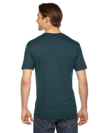 Unisex Fine Jersey Short-Sleeve V-Neck T-Shirt - Forest