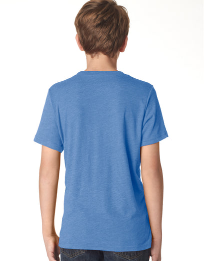 Youth Triblend Crew - Vintage Royal