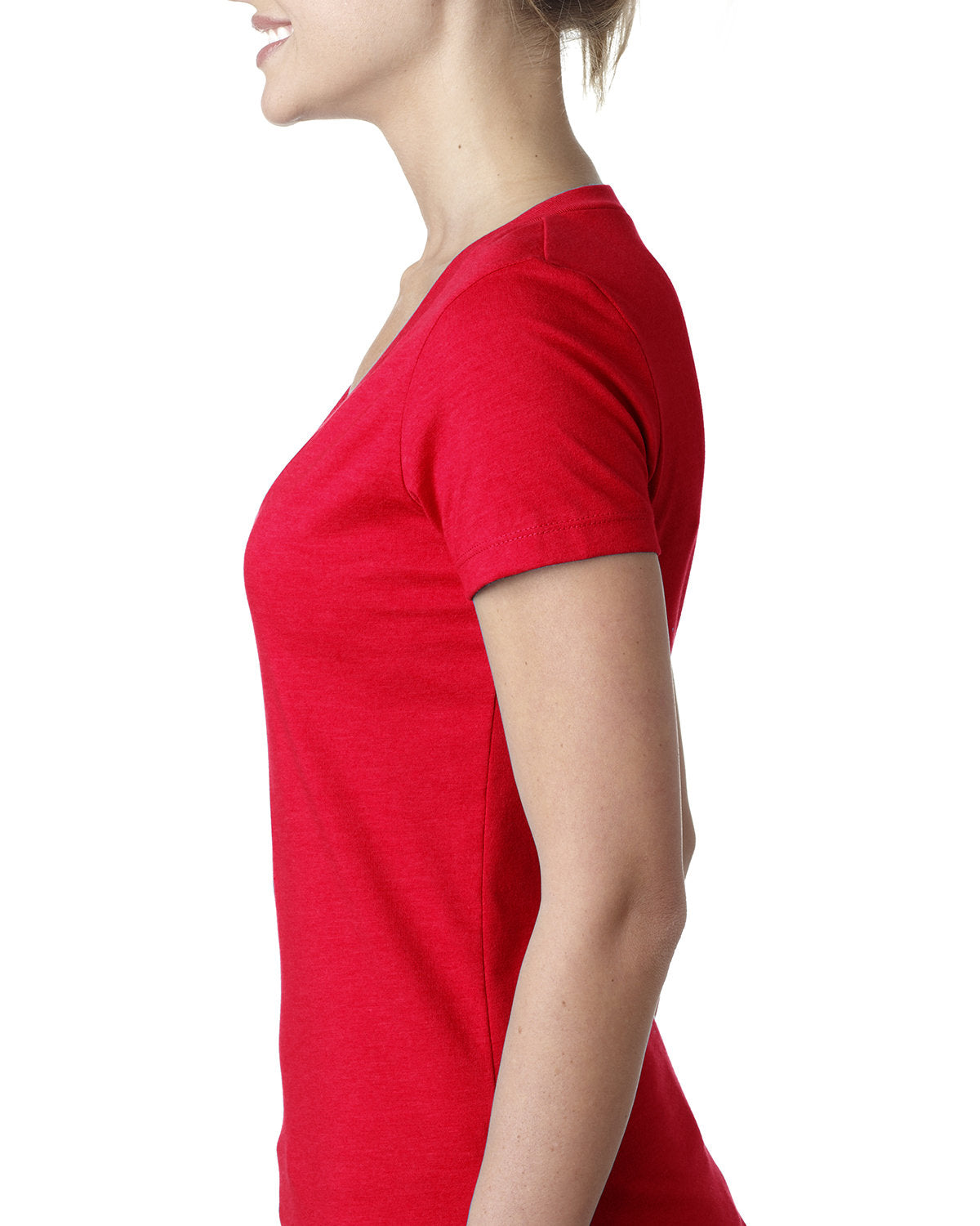 Women's CVC Deep V - Red