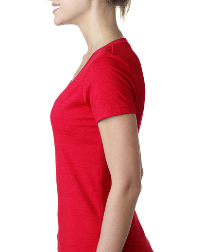 Women's CVC Deep V - Red
