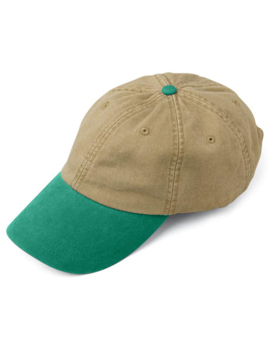 Optimum Pigment Dyed-Cap - Khaki / Aqua