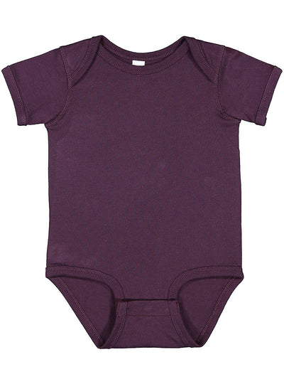 Infant Fine Jersey Bodysuit - Plum