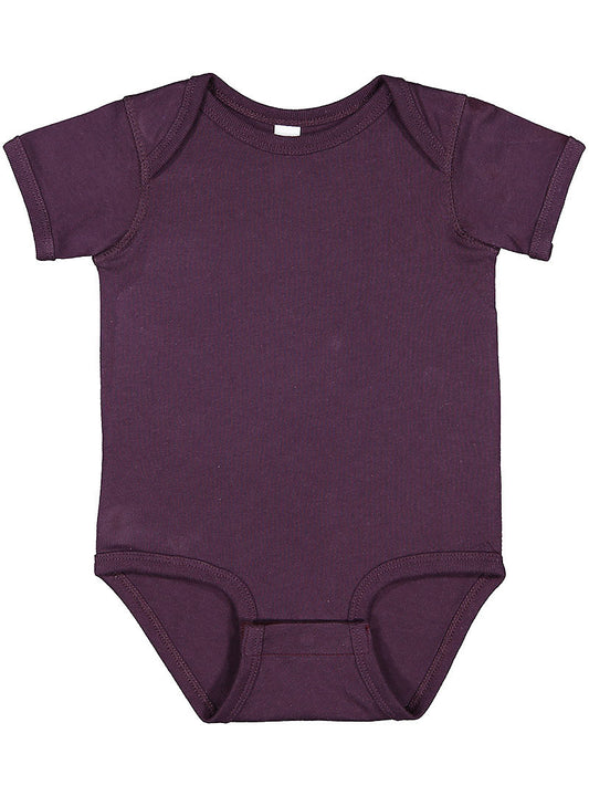 Infant Fine Jersey Bodysuit - Plum