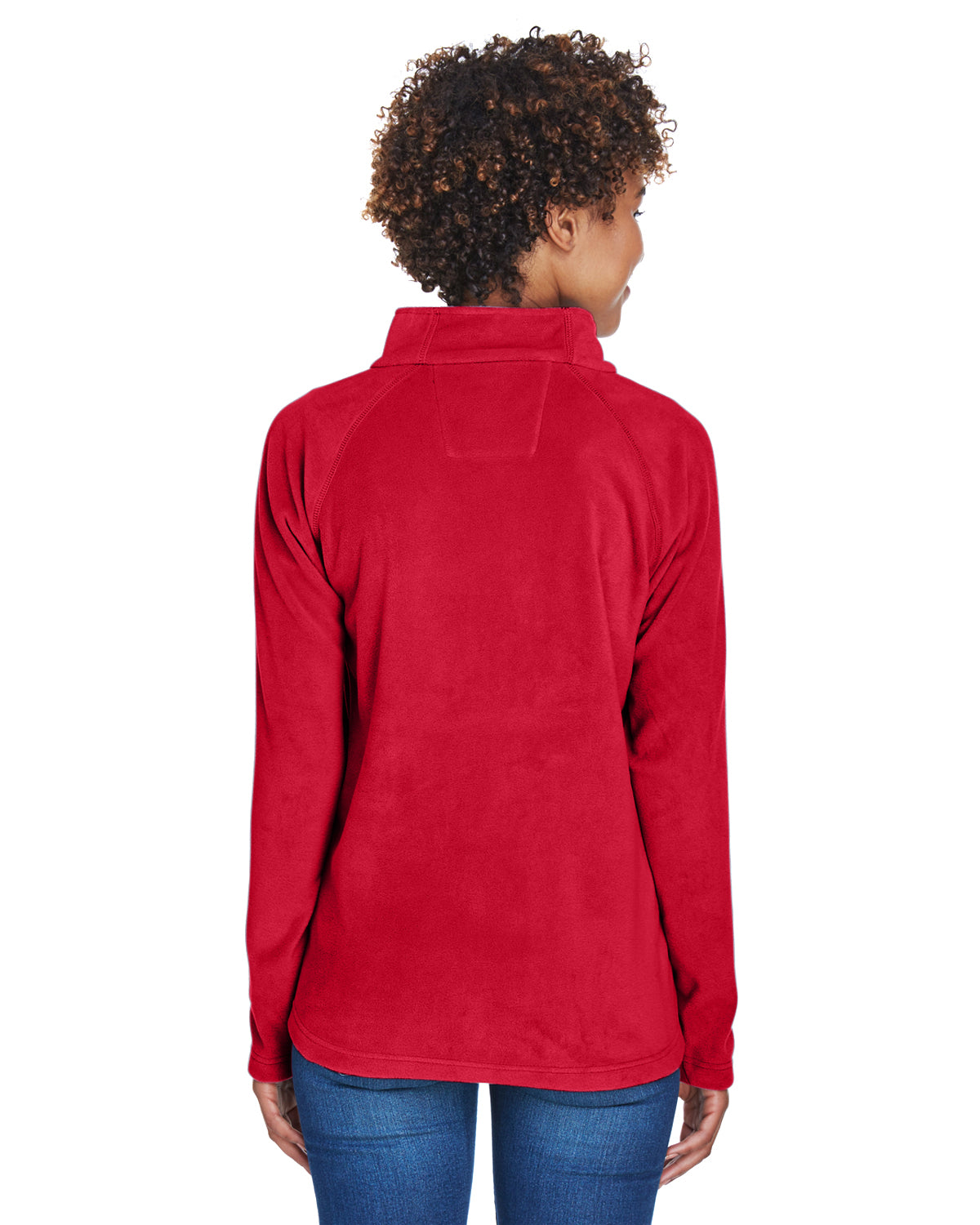 Women's Campus Microfleece Jacket - Sport Red
