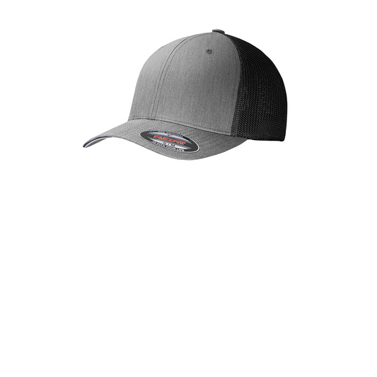 Flexfit Mesh Back Cap - Heather Gray / Black