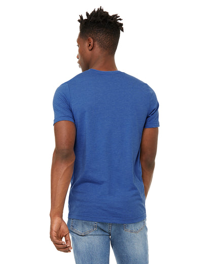 Unisex Sueded T-Shirt - Heather True Royal