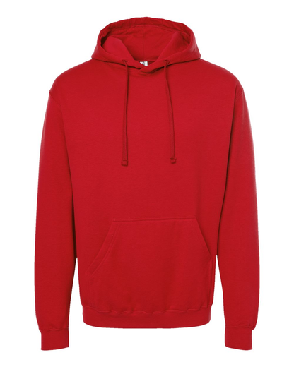 Unisex Fleece Pullover Hoodie - Red