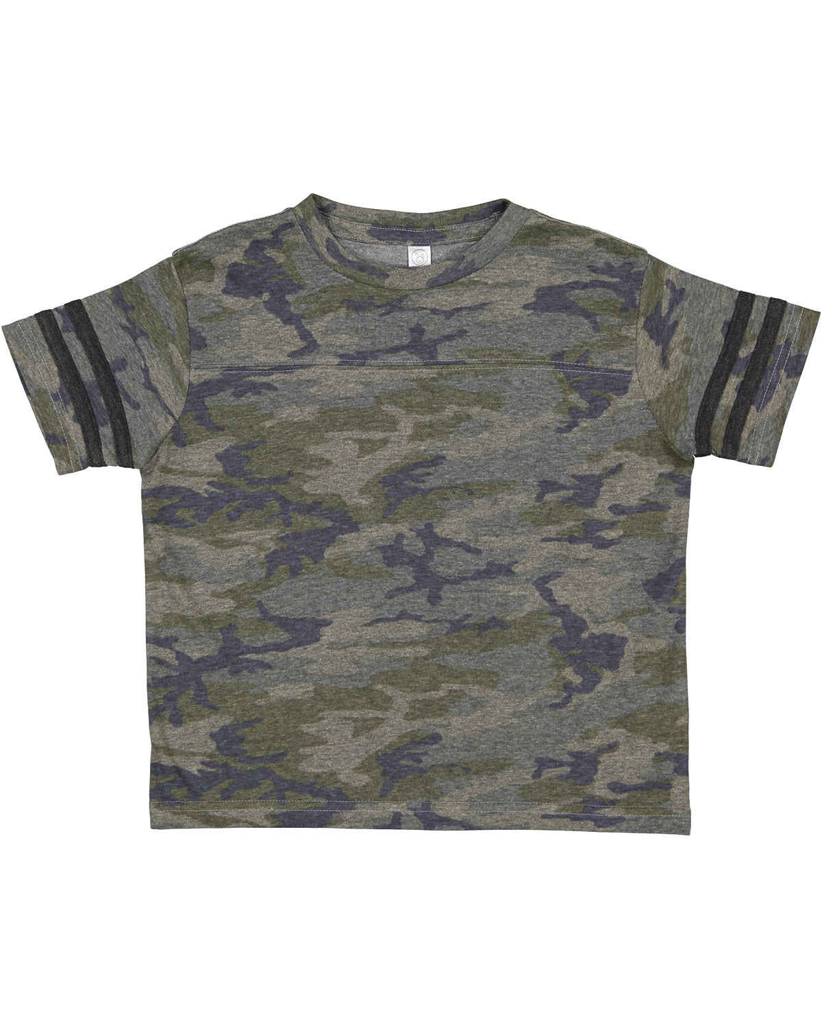 Toddler Football T-Shirt - Vintage Camo / Vintage Smoke
