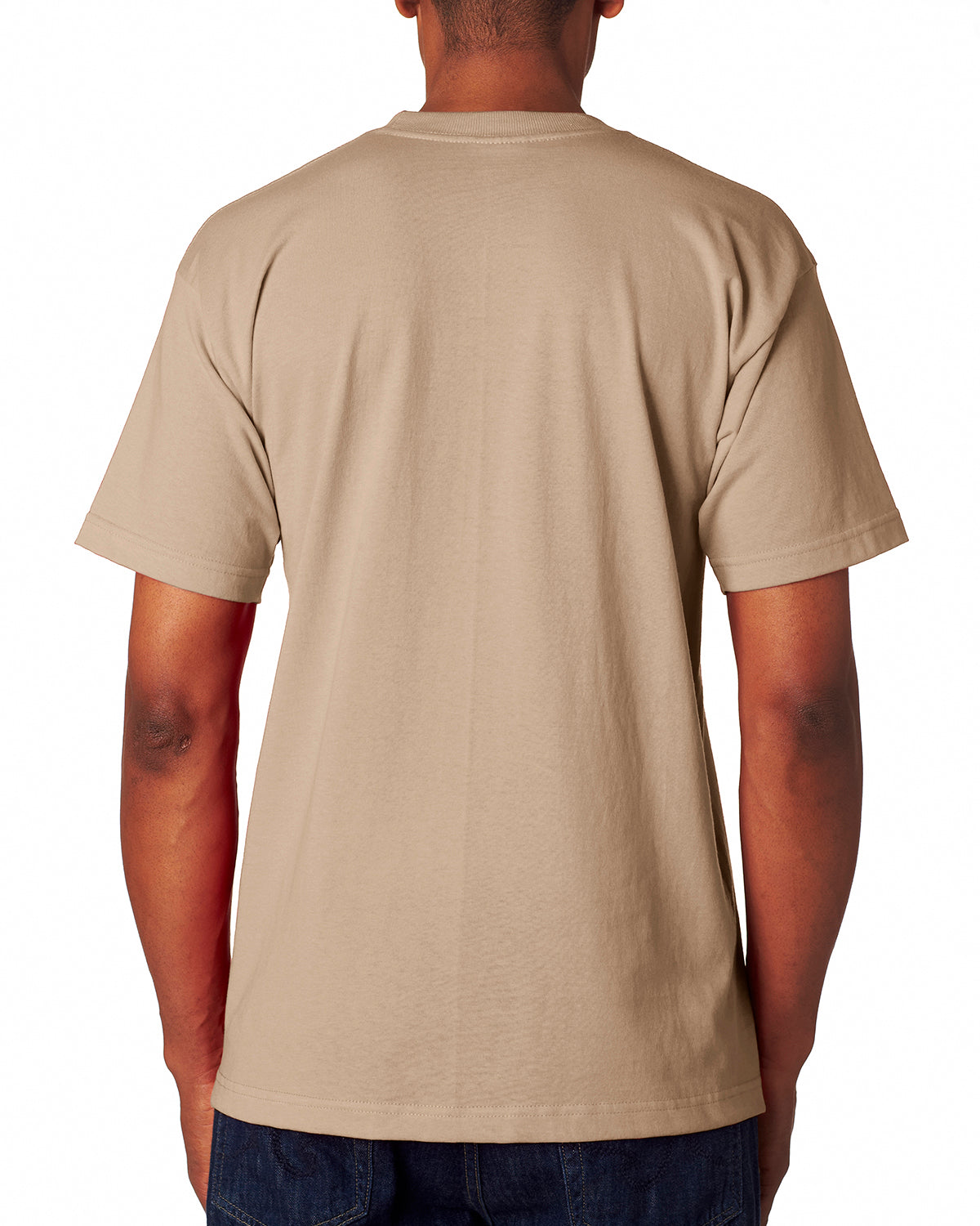 Unisex 100% Cotton Pocket T-Shirt - Sand