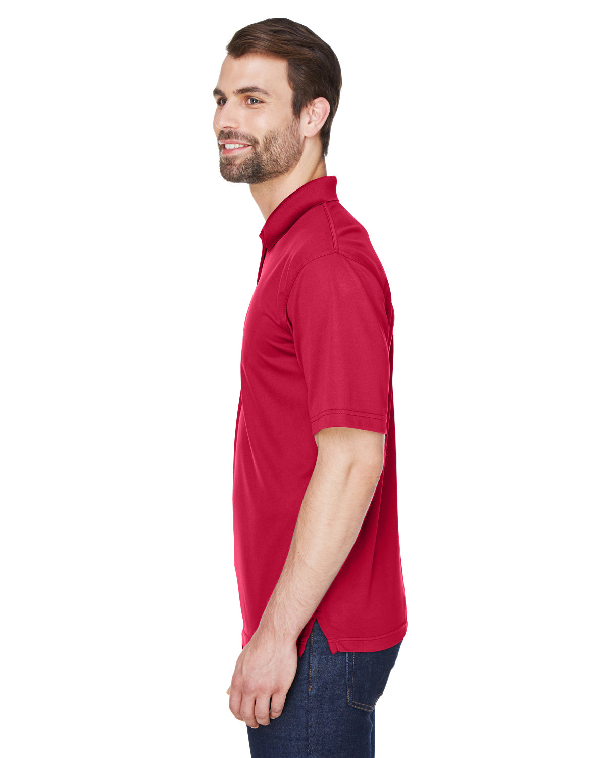 Men's Cool & Dry Mesh Piqué Polo - Cardinal