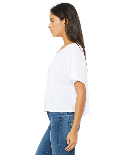 Women's Flowy Boxy T-Shirt - White