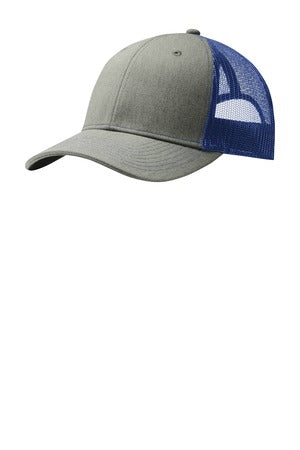 Snapback Trucker Cap - Heather Gray / Pa Blue