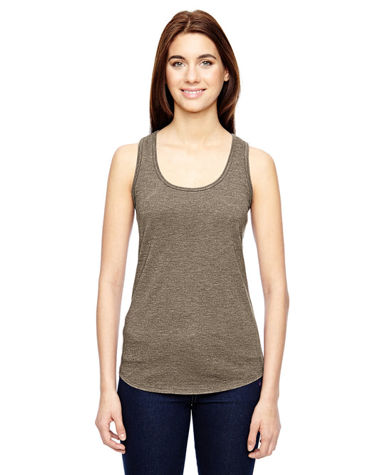 Women's Triblend Racerback Tank - Heather Slate