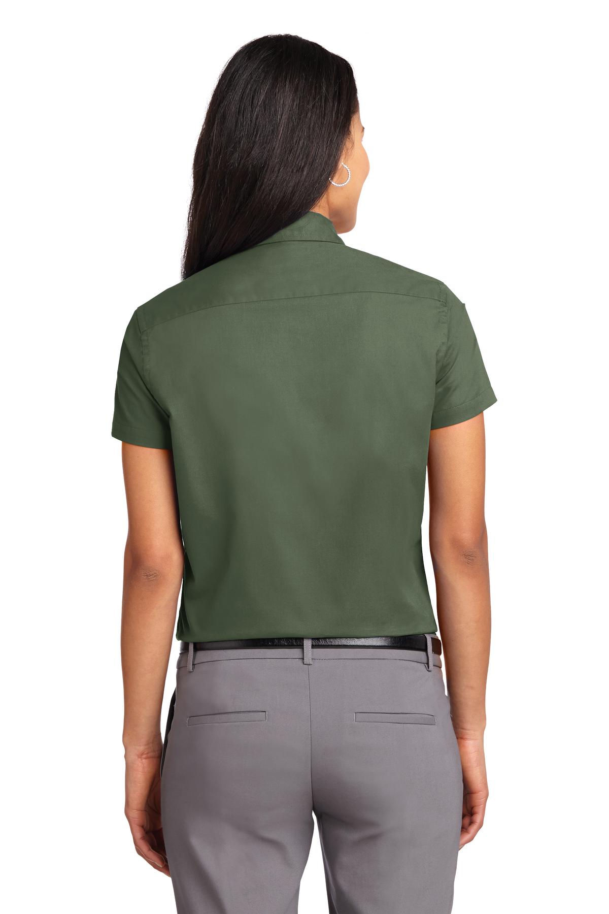 Women's Short Sleeve Easy Care Shirt - Clover Green