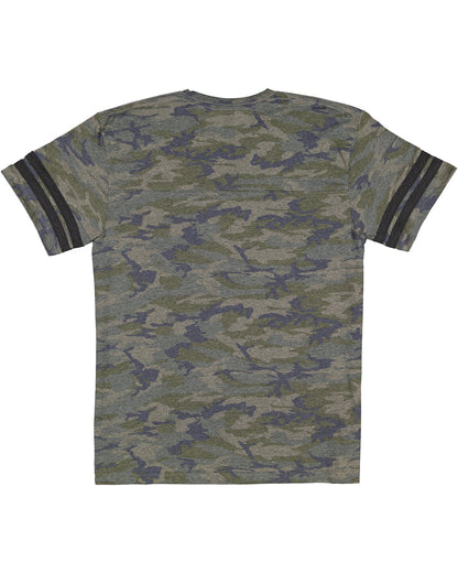 Men's Football T-Shirt - Vintage Camo / Vintage Smoke