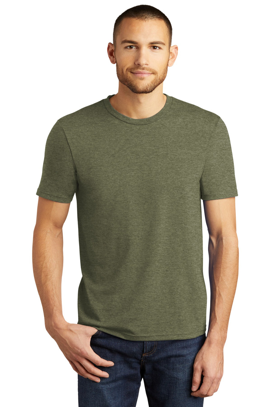 Unisex Perfect Tri Tee - Military Green Frost