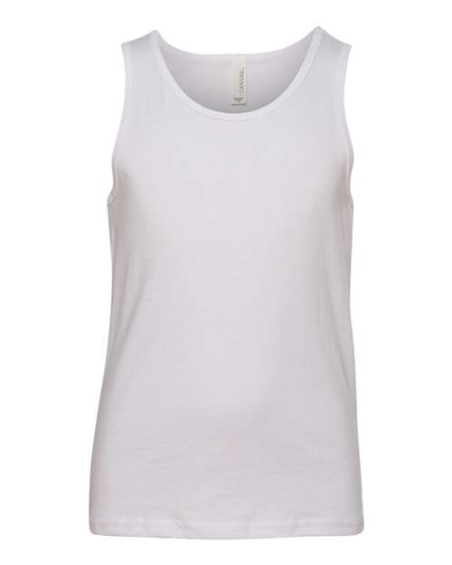 BELLA + CANVAS 3480Y White — front