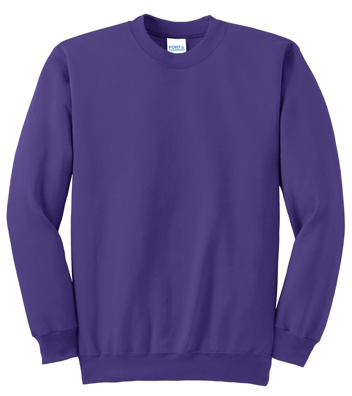 Unisex Essential Fleece Crewneck Sweatshirt - Purple