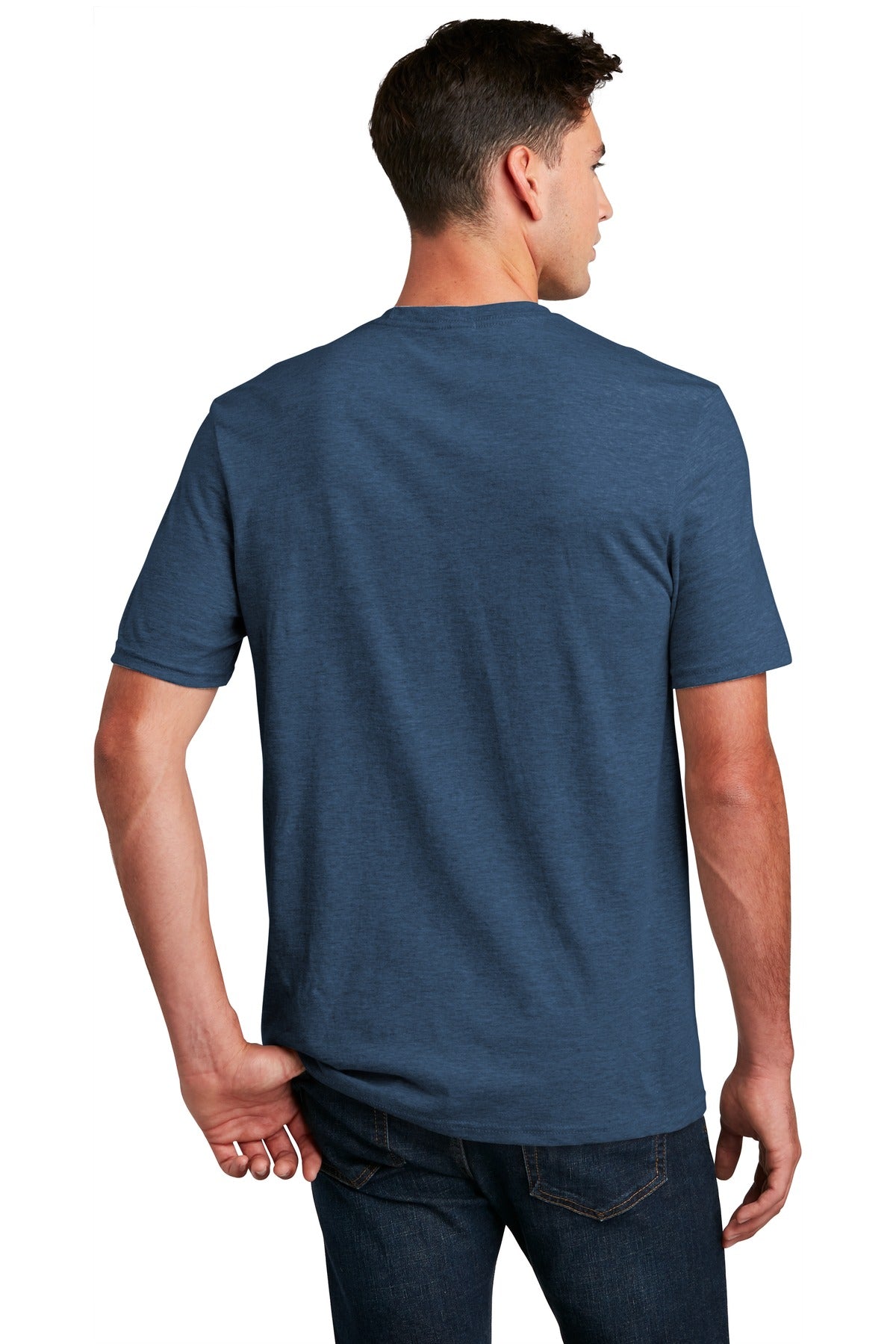 Unisex Perfect Blend Tee - Deep Royal Fleck