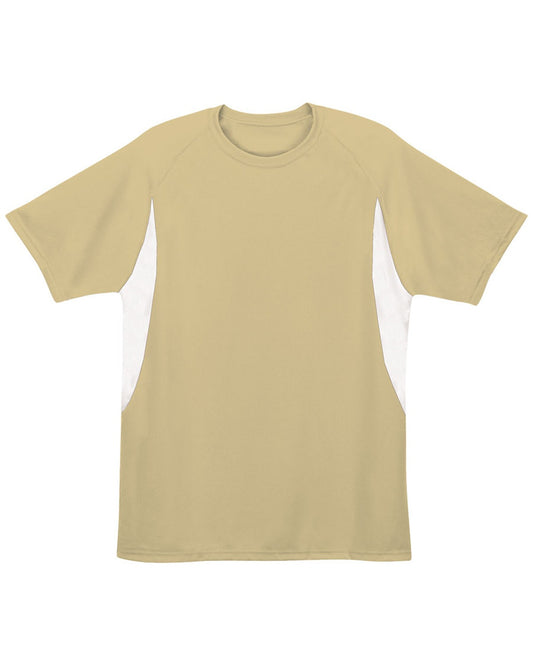 Men's Cooling Performance Color Blocked T-Shirt - Vegas Gold / White