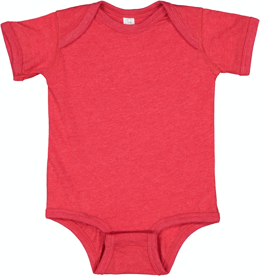 Infant Fine Jersey Bodysuit - Vintage Red