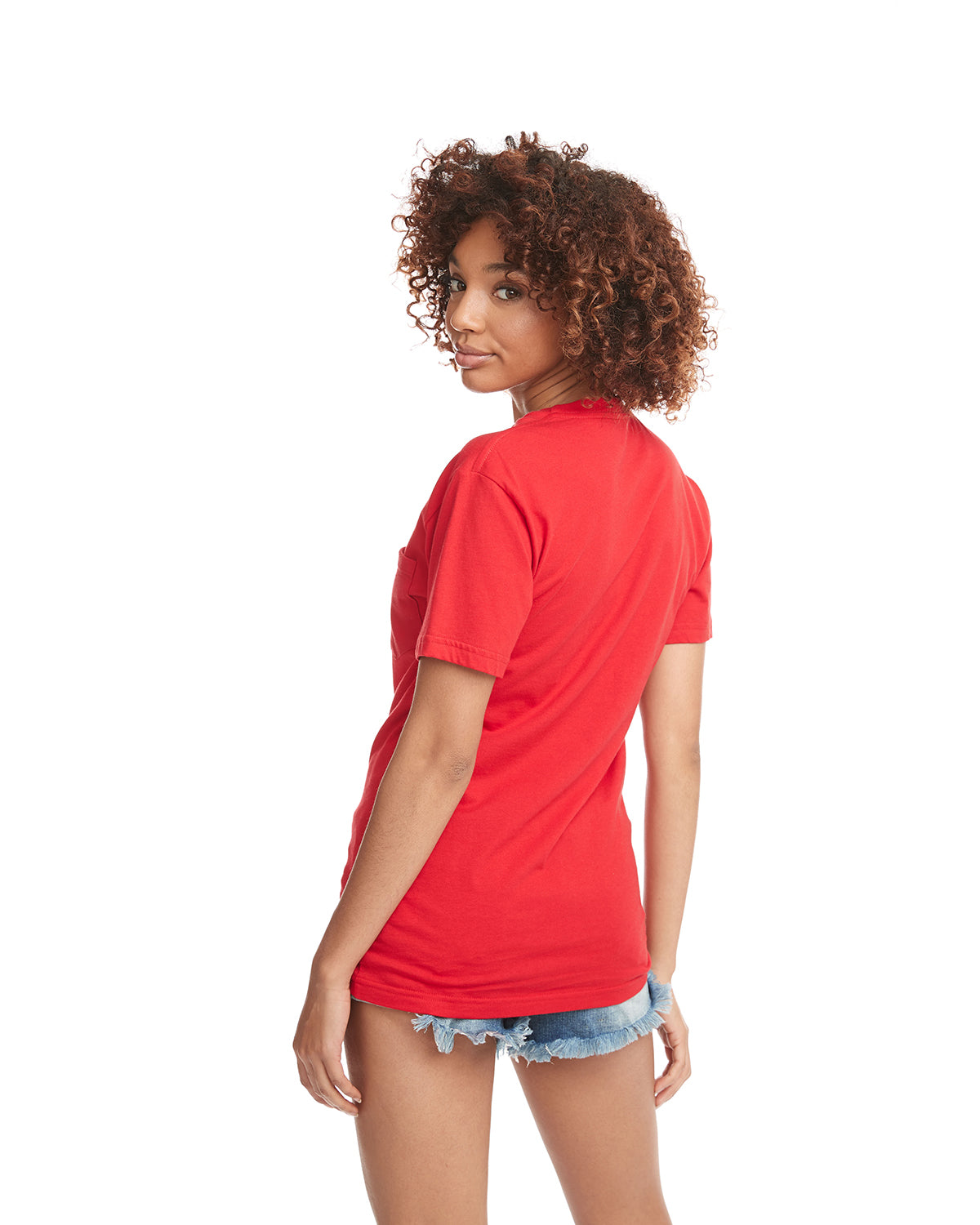 Unisex Pocket Crew - Red