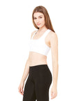 Women's Nylon/Spandex Sports Bra - White