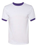 Augusta Sportswear 710 White/ Purple — front