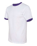 Augusta Sportswear 710 White/ Purple — side
