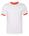 Augusta Sportswear 710 White/ Orange — front