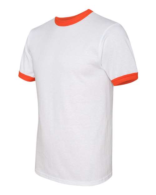 Augusta Sportswear 710 White/ Orange — side
