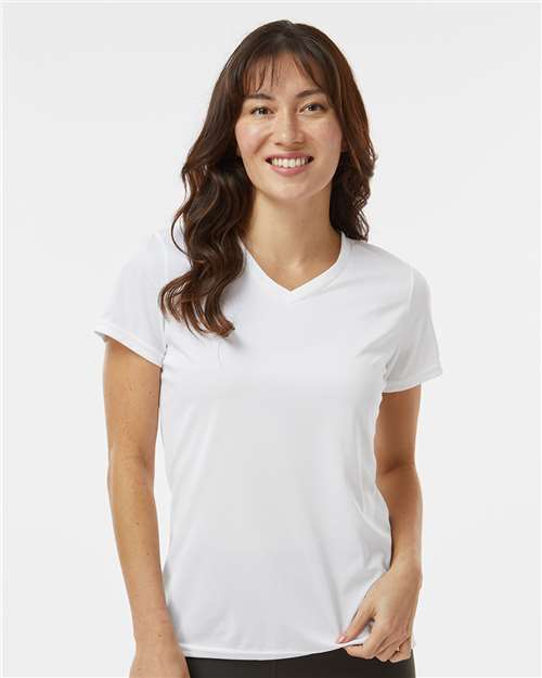Augusta Sportswear 1790 White — on model front