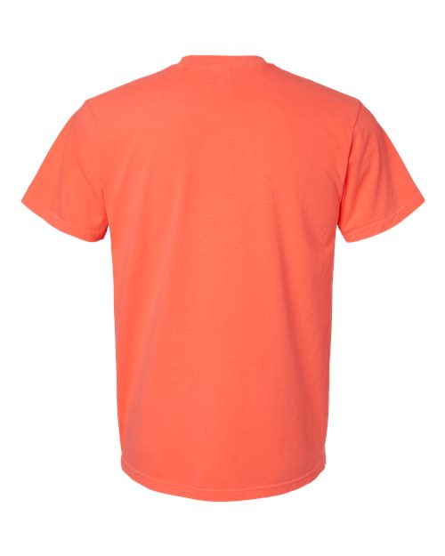 Comfort Colors 6030 Neon Red Orange — back