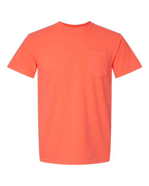 Comfort Colors 6030 Neon Red Orange — front