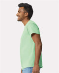 Gildan 2000 Mint Green — on model side