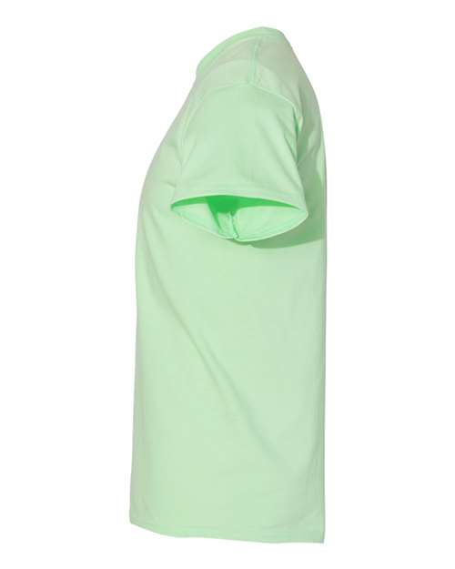 Gildan 5000 Mint Green — direct side