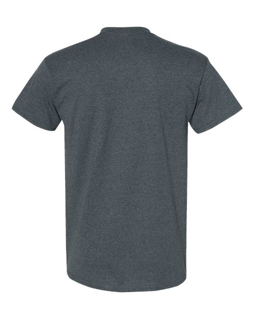 Gildan 5000 Dark Heather — back